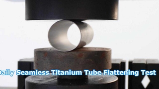 Täglicher Abflachungstest für nahtlose Titanrohre